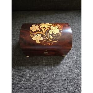 Reuge Sorrento Made In Italy Music Box Burl Wood Inlaid - "The Sound Of Music"